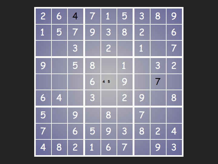 Löse Sudokus und taste dich an immer schwierigere Sudokus heran.