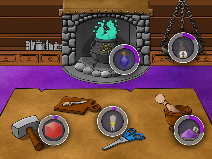 Du kannst brauen, mahlen, trocknen, kochen, erzeugen oder nähen und umfärben.